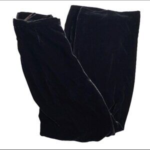 Armand Ventilo Dark Purple Crushed Velvet Pants